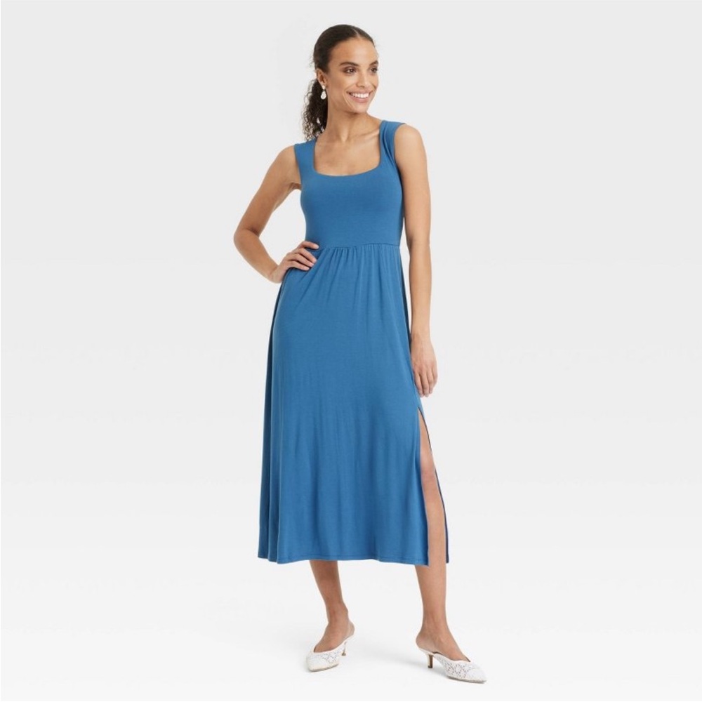 NWT A NEW DAY blue knit dress
